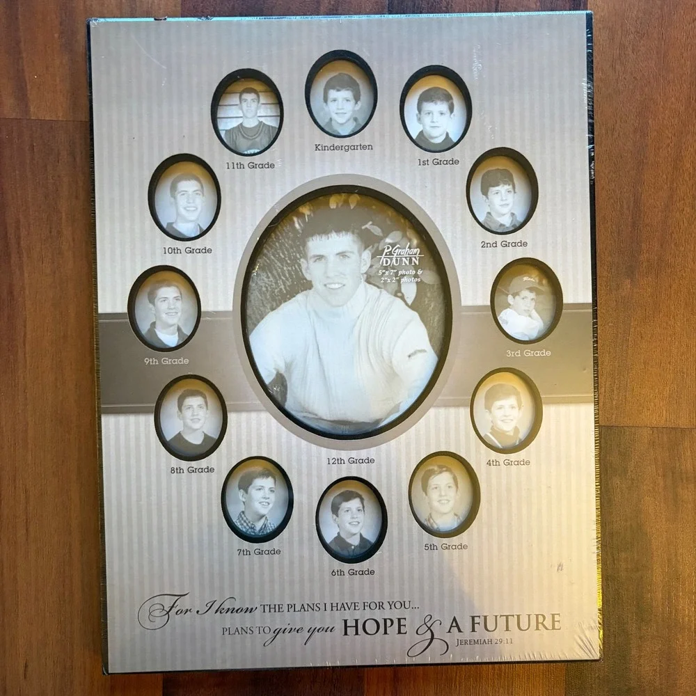 Graham Dunn School Photo Frame 13 Opening‎ Bible Verse Jeremiah 2911 Made in USA